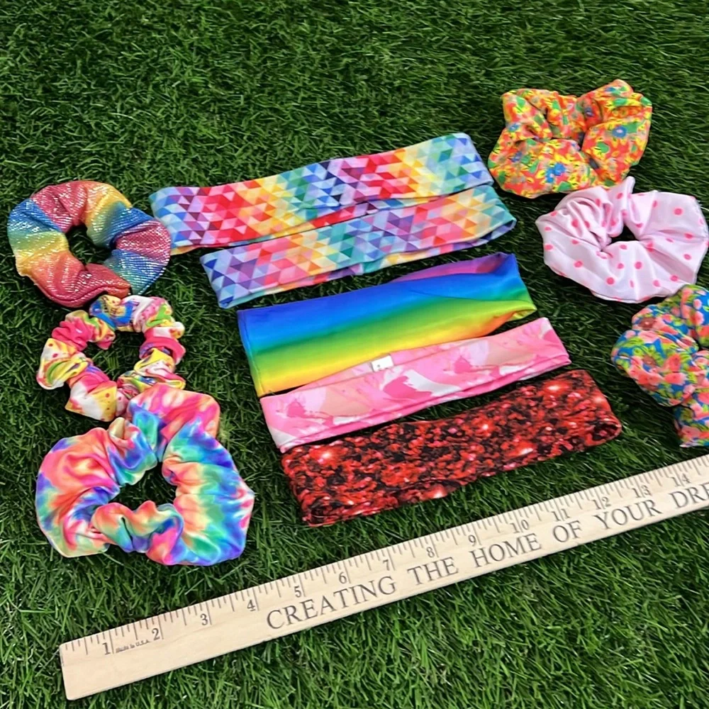 Bright and Fun Hair Accessory Lot of 11
